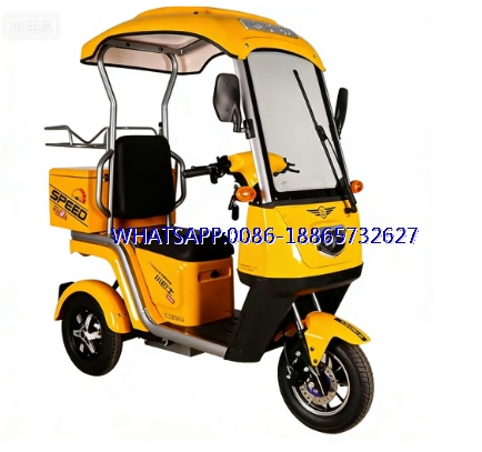 Electric Three-Wheeled Running Electric Three-Wheeled Motorcycle Take-out Car