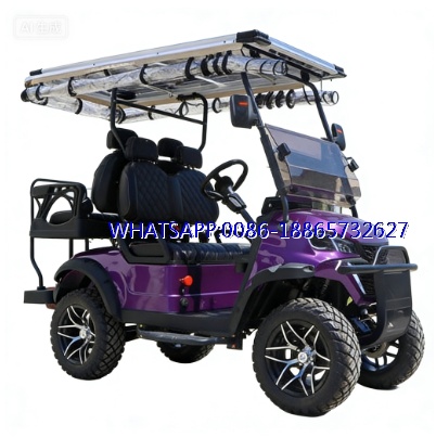Solar panels golf cart Customization Factory Direct saleupgrade Golf Buggy Electric Golf Cart