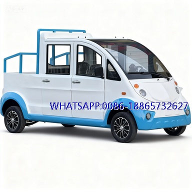 5-8 Seats Electric Tourist Car Patrol Electric Mini Bus 4-wheel City Sightseeing Bus