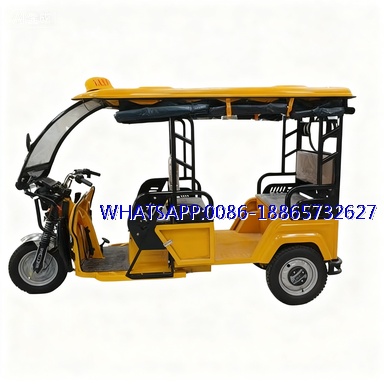 2025 New Design Hot Selling Safely and Popular 6 Passengers Type Rickshaw EV Tuktuk