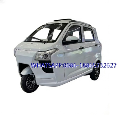 2026 New Model Gasoline-Powered Enclosed Tricycle
