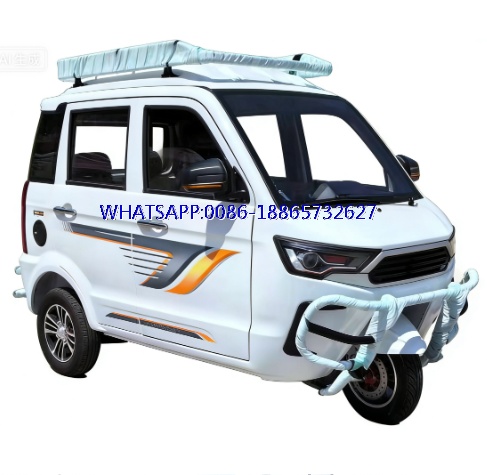 New Electric Tricycle Fully Enclosed Small Household Scooter with Canopy for Adults