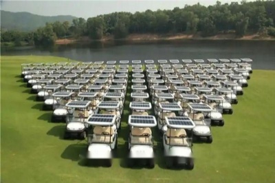 Our company launches the new 2024 solar powered golf cart Our company launches the new 2024 solar powered golf cart