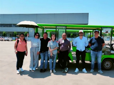 RCPG group from Mexico visit our new energy car branch factory and establish Partnerships with us