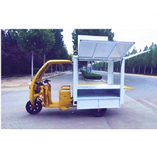 Colorful Fashion Lovely Commercial Food Stand Electric Tricycle YRF Food Cart