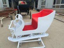 Custom Sleigh Car Reindeer Sleigh Car Commercial Christmas Sleigh Car