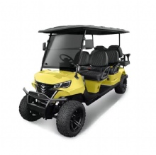 Factory direct sales 4+2 golf cart powerful 4 wheel 6 seater electric golf cart