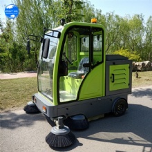 48V 155A Cheap Industrial Sweeping Machine Electrical Cleaning Road Sweeper