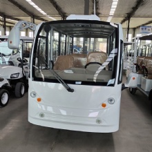 Manufacturers MLH promote 14 electric sightseeing car new energy bus