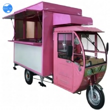 Beautifully designed outdoor street mobile food kiosk standard food cart