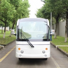 China Factory New Products 4 Wheel Cart 14 Seats Electric Mini Bus Sightseeing Shuttle Bus