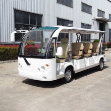 High-quality 14 Passenger EV Sightseeing Car Utility Vehicles Small Electric Shuttle Bus