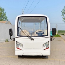 Hot-sale Electric Sightseeing Bus with 11 Passenger Lead-Acid Battery Shuttle Mini Open Car