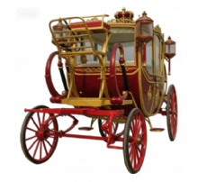 European Royal Family Horse Carriage Electric Cinderella Children Garden Horse Cart Mini Princess Carriage