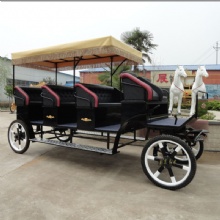 European Historical Electric Horseless Carriage Sightseeing Wedding Horse Carriage