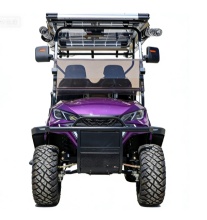 Solar panels Off Road Lifted 4 Seat Sightseeing Bus Club Golf Cart Electric Golf Buggy Hunting Cart