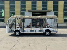 Professional 11 Seat Electric Sightseeing Bus Airport Shuttle Bus Scenic Sightseeing Car for Sale