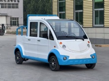 Tourist Car Patrol Electric Mini Bus 4-wheel City Sightseeing Bus for Sale
