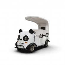 2025 Environmentally friendly high-end electric sightseeing car double four-seater leisure area tourist car