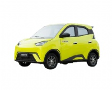 A high-quality electric sedan with a dynamic appearance