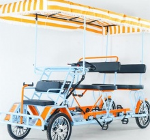 New Family 4 Wheel Adult Scooter Couple Fun Quad Bike Sharing Bicycle New Family 4 Wheel Adult Scooter Couple Fun Quad Bike Sharing Bicycle