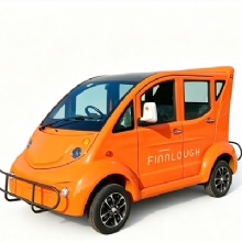 4 Seats Enclosed Electric Patrol Car Small Closed Electric Sightseeing Vehicle For Park Community