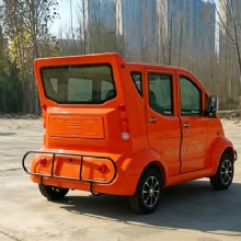4 Seats Enclosed Electric Patrol Car Small Closed Electric Sightseeing Vehicle For Park Community