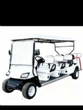 Long Body Electric Tourist Car 8+2 Seats Golf Cart for City Tour and Campus