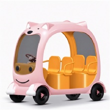 4 Seat Cute Cat Shape Electric Golf Cart Mini Sightseeing Car for Scenic Park