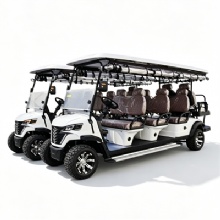 Blue Multi‑Color Custom 4‑Passenger Electric Golf Cart