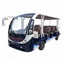 HKBG Factory 14 Seats Tourist Custom Electric Sightseeing Shuttle Bus 101‑200km Range 3.5-7.5kW Motor72V Battery