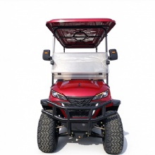 2026 New 4+2 Seater Off-Road Electric Golf Cart, 4KW Motor & Hydraulic Brakes, 48V Lithium/Lead Acid Option
