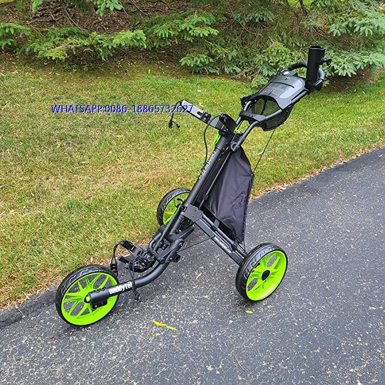 One-click folding golf bag cart