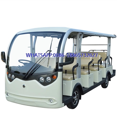 Factory Direct Sale, Made in China Hong Kong Bright Gal 14-Seat Vintage Sightseeing Electric Car, AC Motor, 100km Max Range
