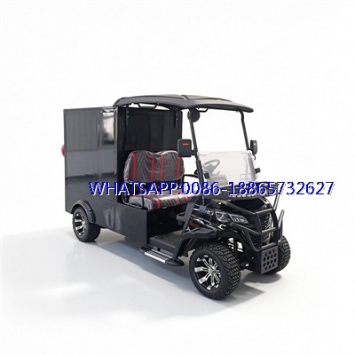 2026 HKBG 2‑Seater Low‑Speed Mini Pickup Golf Cart, Cargo & Food Service Vehicle