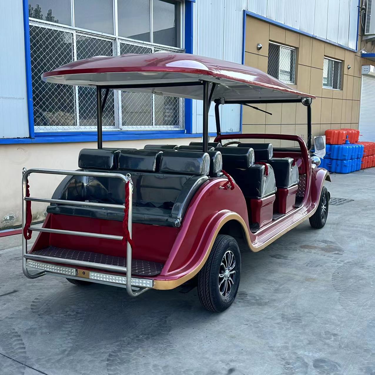 New design 4 Seaters 2 Passenger with Rear Cargo Bed Electric Utility ...