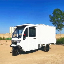 Popular Fashion Food Stand White Electric Tricycle YRF Food Cart