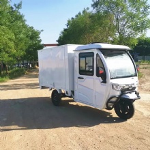 Popular Fashion Food Stand White Electric Tricycle YRF Food Cart
