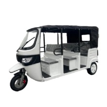 2025 three wheeled electric tricycles with six seats can be used for renting and attracting customers