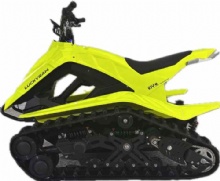 Electric Tracked Snow Vehicle Quad ATV High Performance for Fun ETV Tank