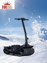 2025 HKBG 72V58Ah Electric Snow Sled With LED Lights and All Terrain Tracked Board for Snow Sand Mud Ice
