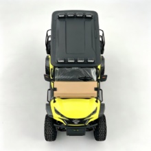 Lemon Yellow Multi-Color Custom 4 Passenger Electric Sightseeing Golf Buggy