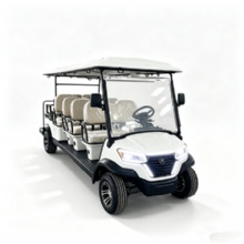 2-8-Passenger Electric Golf Cart 7.5KW Power CE Certified Tourist Sightseeing Vehicle