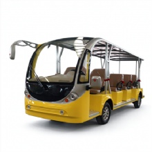 Factory Direct Sale, Made in China Hong Kong Bright 14-Seat Vintage Yellow Sightseeing Car, Electric Bus, 100km Max Range Factory Direct Sale, Made in China Hong Kong Bright 14-Seat Vintage Yellow Sightseeing Car, Electric Bus, 100km Max Range