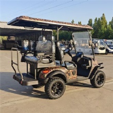 2026 New 2+2 Seater Off-Road Electric Golf Cart, 4KW Motor & Hydraulic Brakes, 48V Lithium/Lead Acid Option